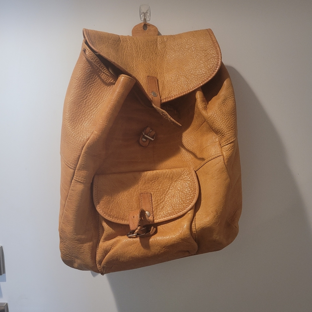 Vintage Leather Backpack